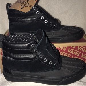 💦👩ALL WEATHER MTE DEL PATO BLACK POLKA DOTS NEW